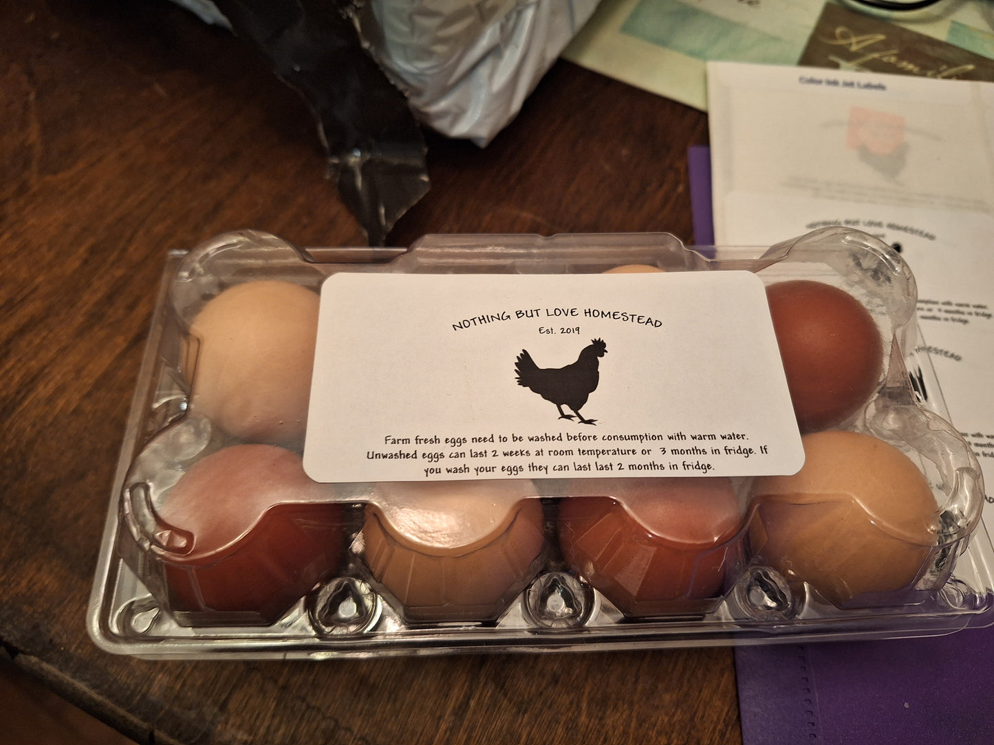 1 dozen Farm fresh eggs