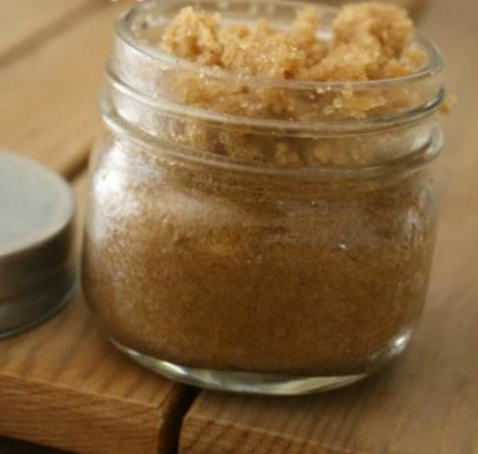 Brown sugar honey scrub