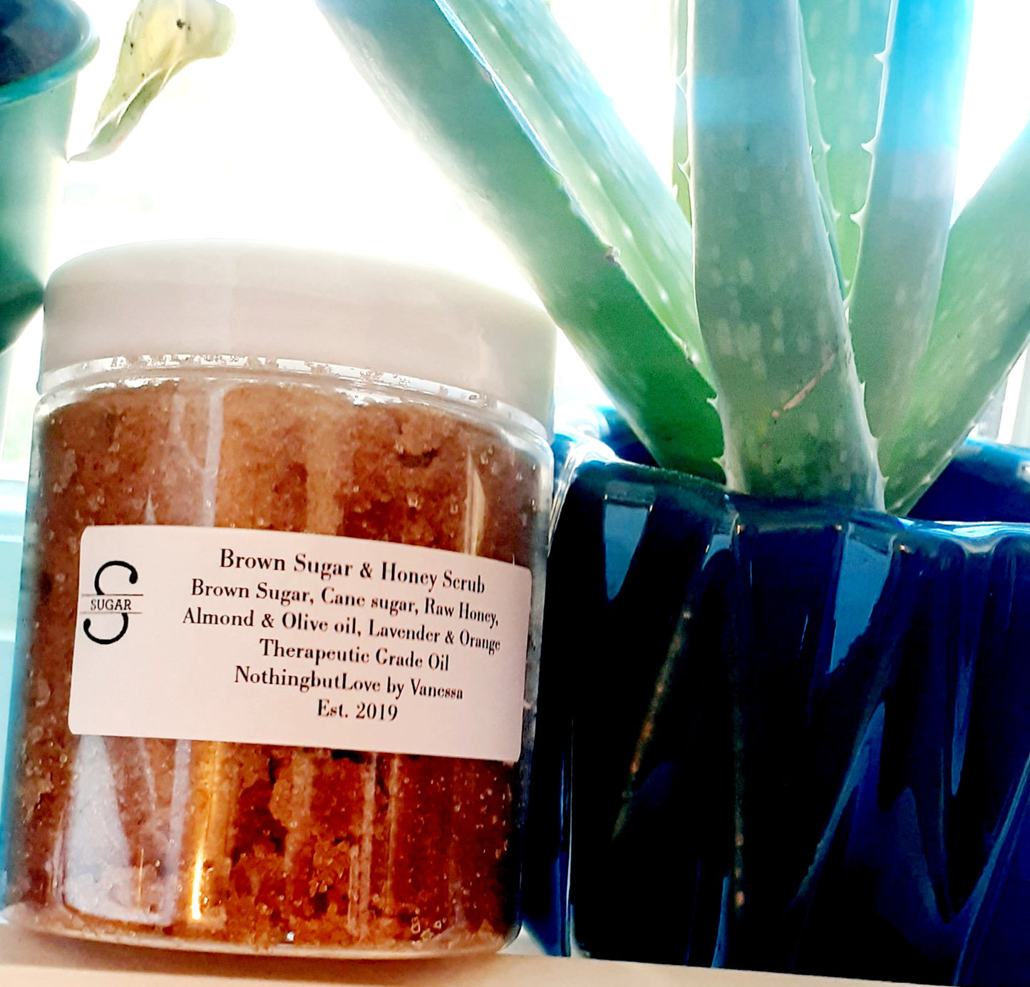 Brown sugar honey scrub